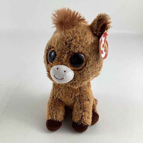 Ty Beanie Boos Harriet Horse 6" Plush Stuffed Animal Toy Silk 2017 with TAGS - Picture 2 of 7